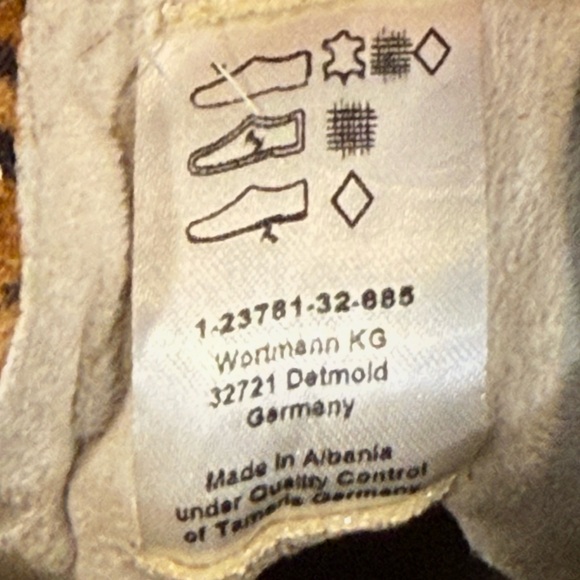 Women’s TAMARIS chunky platform Sneakers- Mustard comb. Size 41 - Picture 8 of 11